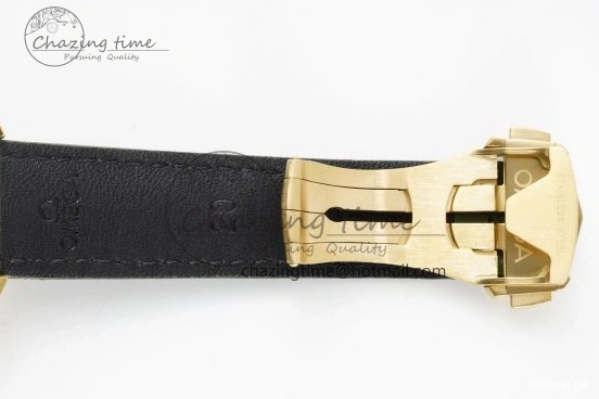 0404 Speedmaster Moonwatch in Moonshine Gold YG RMF Best Edition Green Dial on Green Leather Strap Manual Chrono EasyCare 7832